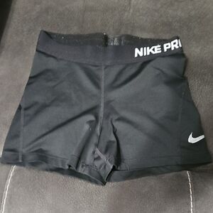 Nike Black Athletic Shorts Pro Performance